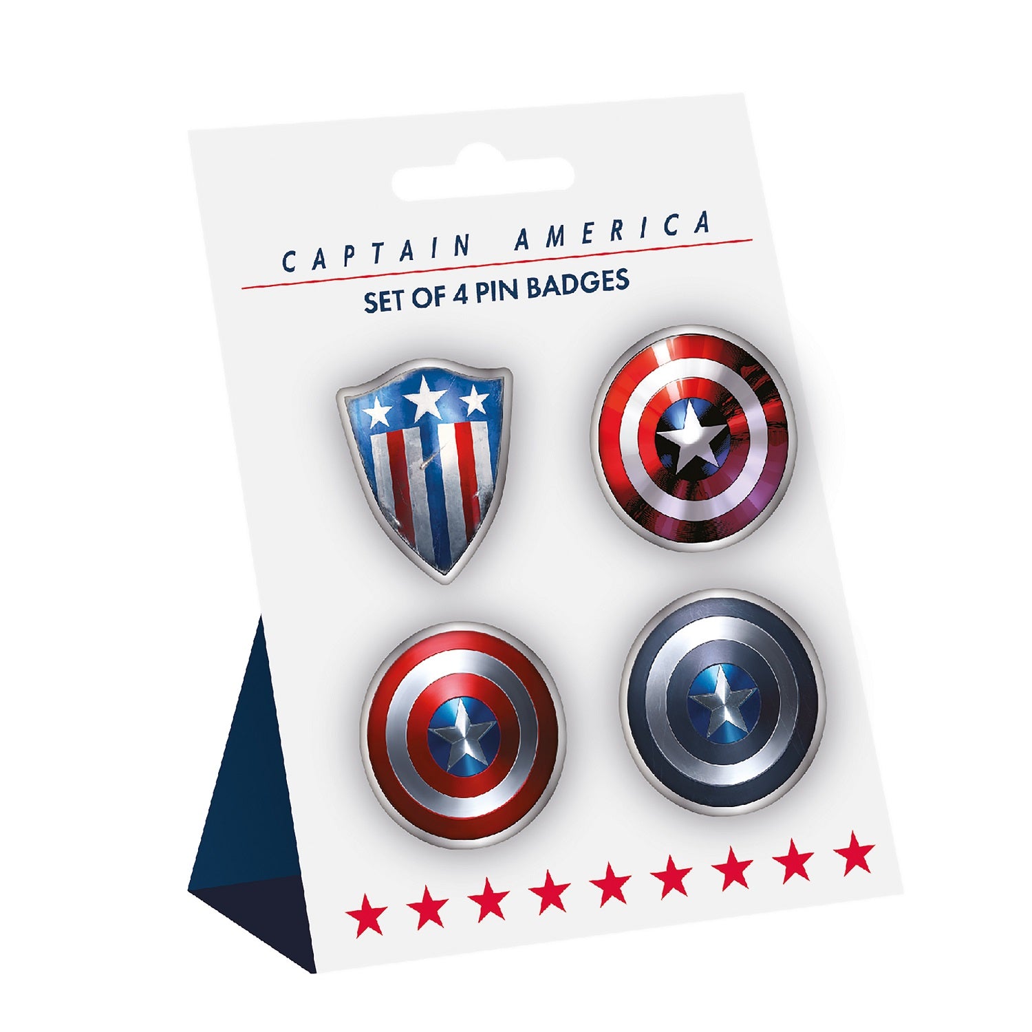 Pin Badge - Captain America's Shields – Tartan Weaving Mill