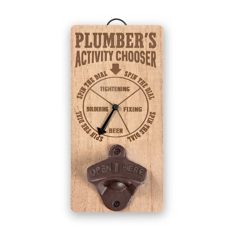 Chore Chooser Bottle Opener Plumber