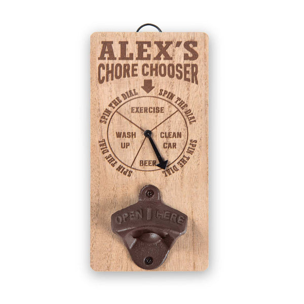 Chore Chooser Bottle Opener Alex