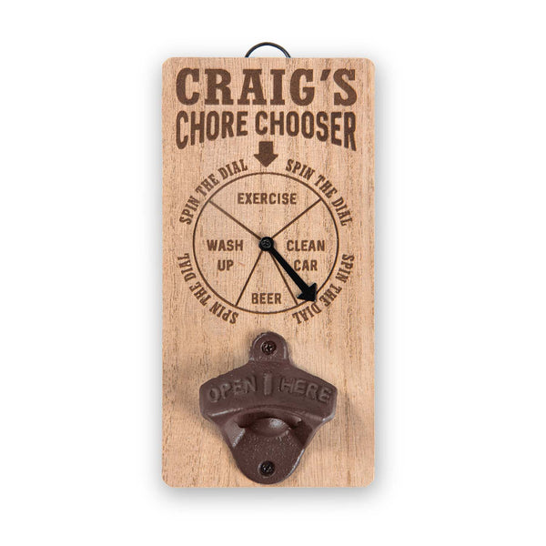 Chore Chooser Bottle Opener Craig