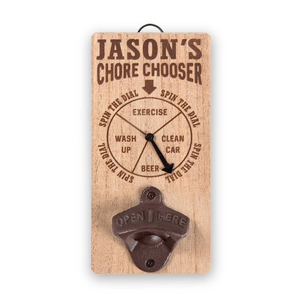 Chore Chooser Bottle Opener Jason