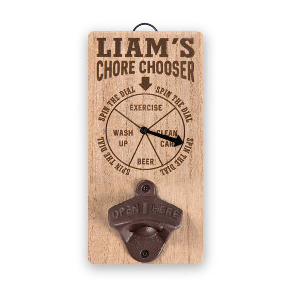 Chore Chooser Bottle Opener Liam