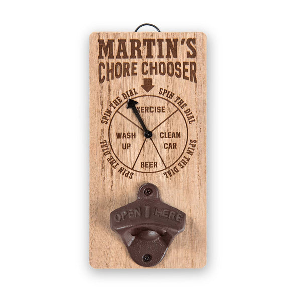 Chore Chooser Bottle Opener Martin