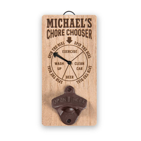 Chore Chooser Bottle Opener Michael