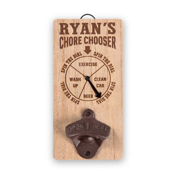 Chore Chooser Bottle Opener Ryan