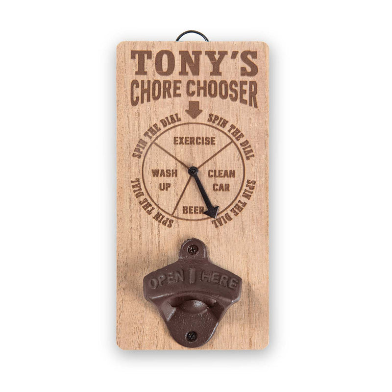 Chore Chooser Bottle Opener Tony