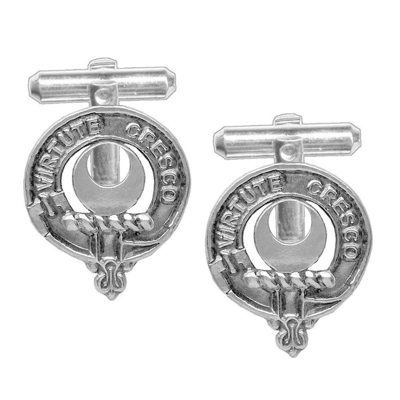 Clan Crest Cufflink Leask