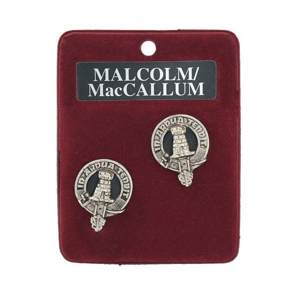 Clan Crest Cufflink Malcolm