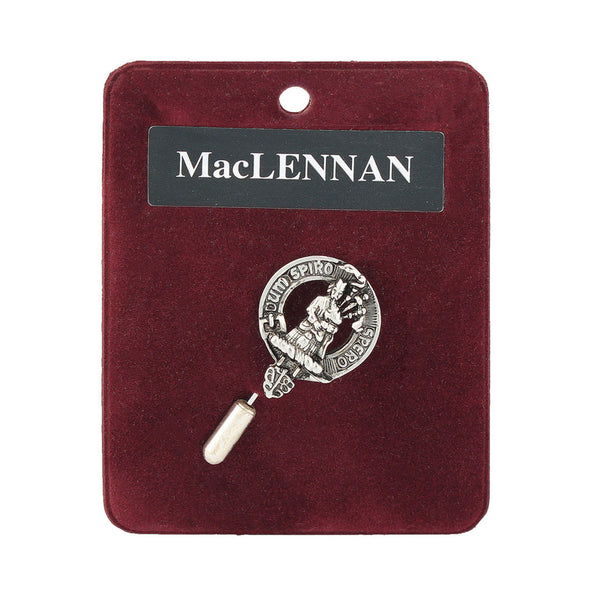 Clan Crest Lapel / Tie Pin Maclennan