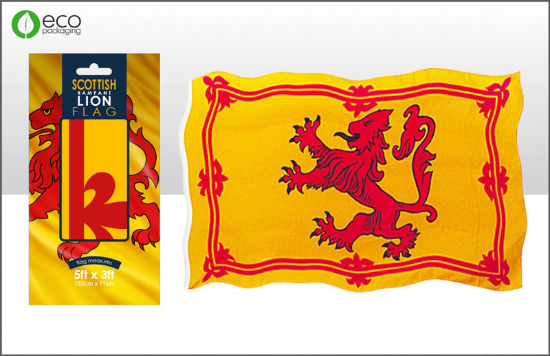 Lion Rampant Flags 5Ft X 3Ft