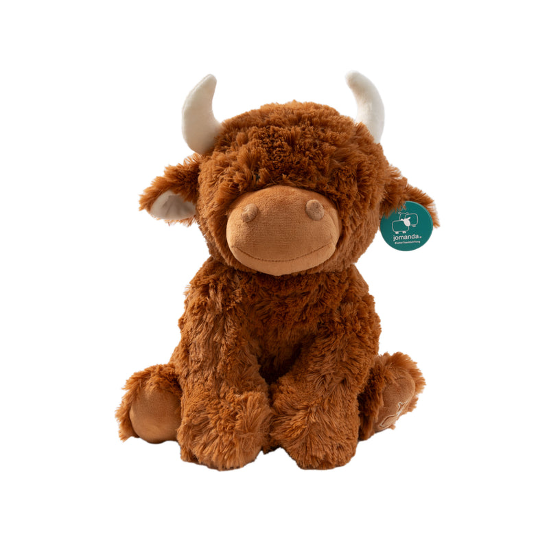 Highland Coo Large Brown