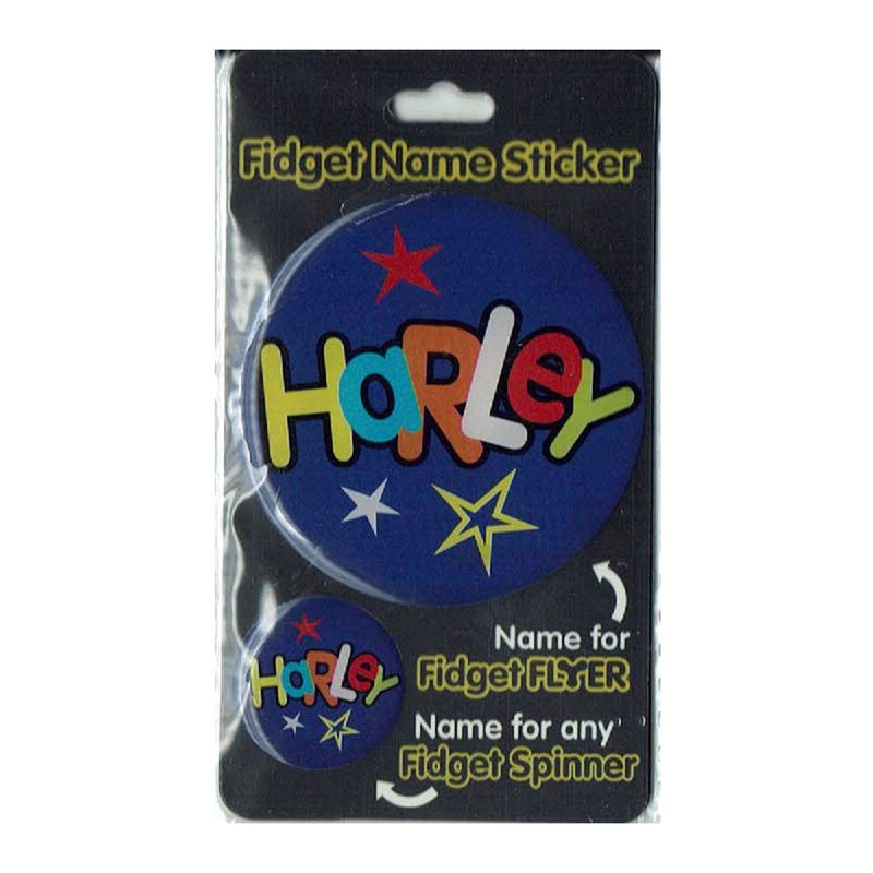 Fidget Flyer Name Stickers Harley