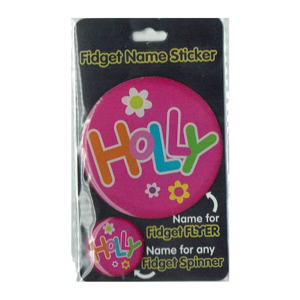 Fidget Flyer Name Stickers Holly