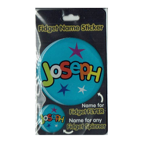 Fidget Flyer Name Stickers Joseph