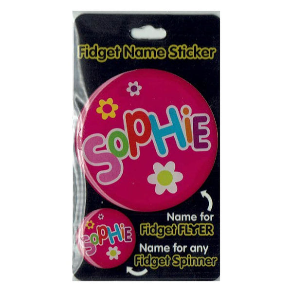 Fidget Flyer Name Stickers Sophie