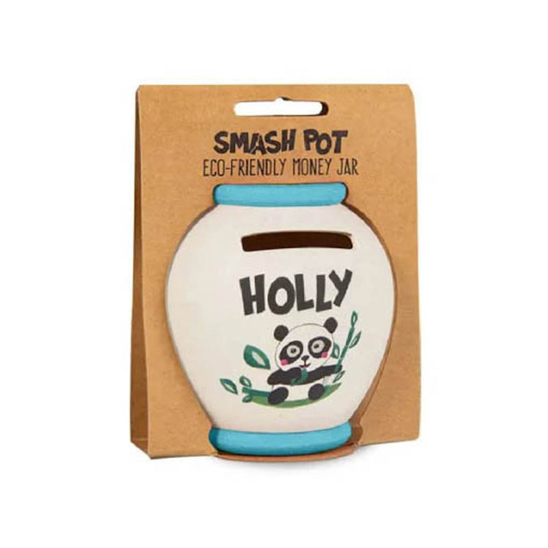 Bamboo Crew Smash Pot Money Jar - S Holly