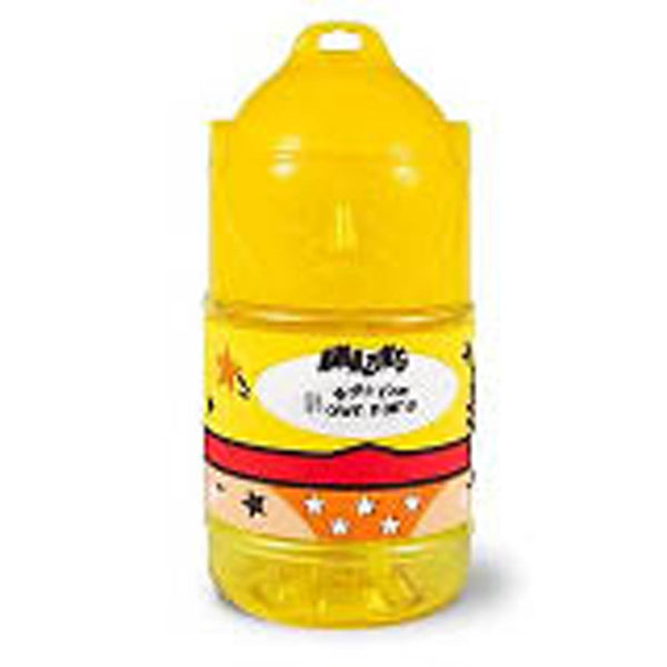 Super Bottles Children's Drinks Bottle Blank Female Superhero (Yellow)