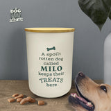 Dog Treat Jar Milo