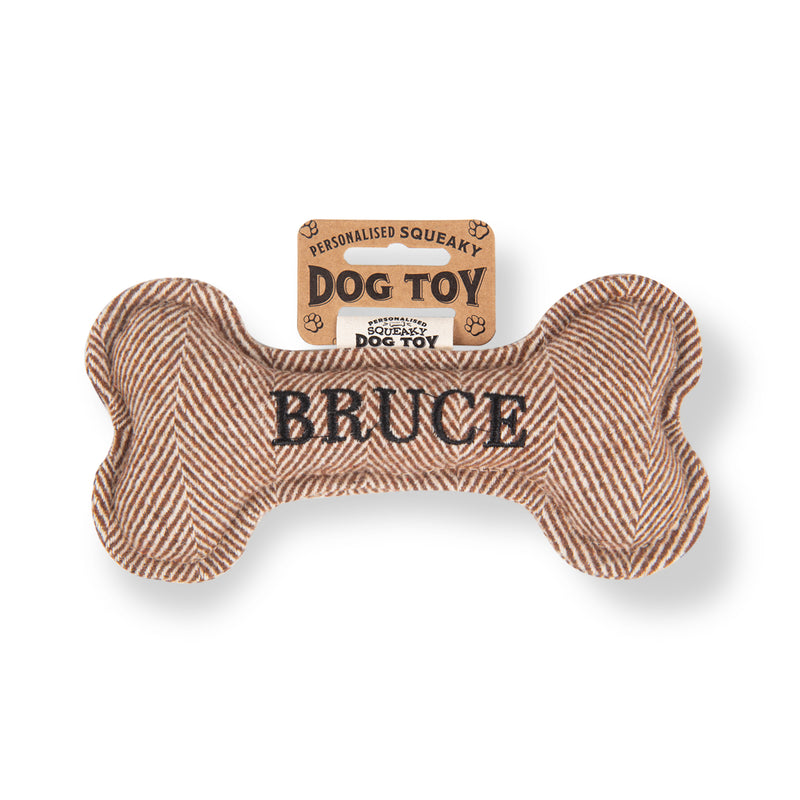 Squeaky Bone Dog Toy Bruce