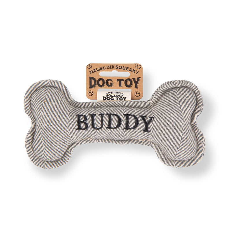 Squeaky Bone Dog Toy Buddy