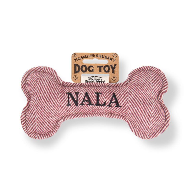 Squeaky Bone Dog Toy Nala