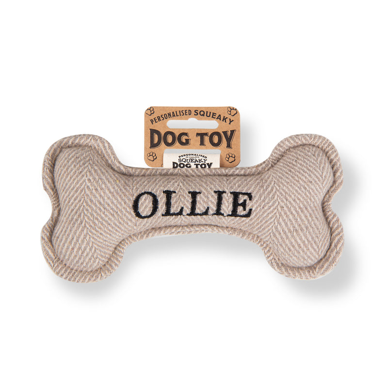 Squeaky Bone Dog Toy Ollie