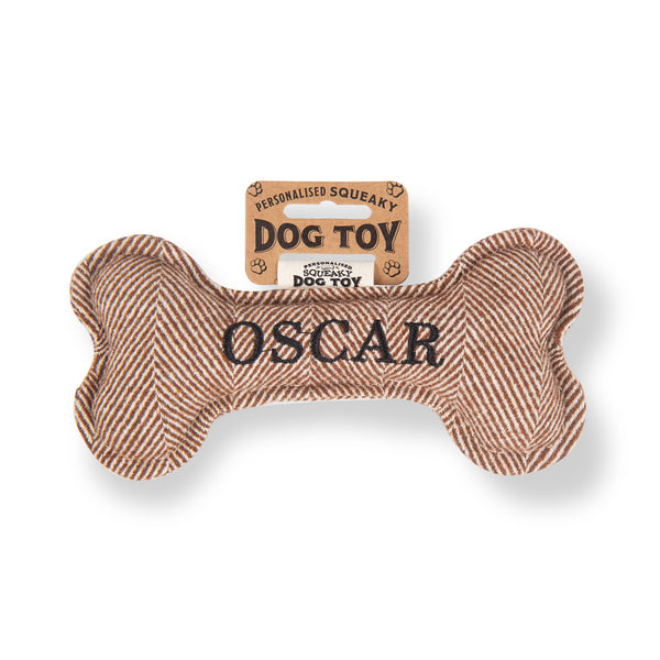 Squeaky Bone Dog Toy Oscar