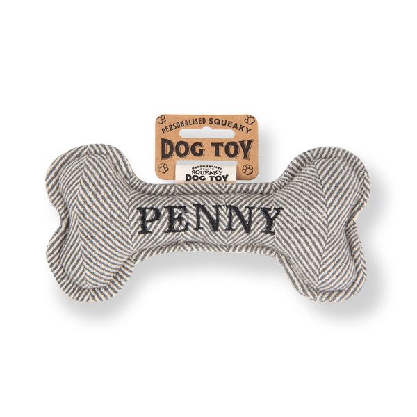 Squeaky Bone Dog Toy Penny