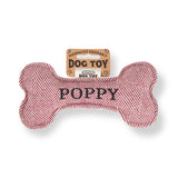 Squeaky Bone Dog Toy Poppy