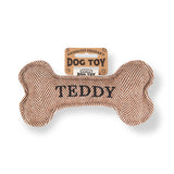 Squeaky Bone Dog Toy Teddy