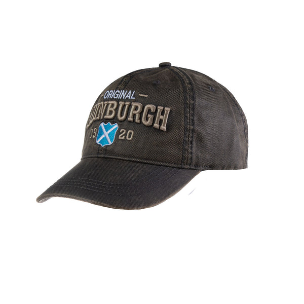 Edinburgh Vintage Shield Cap Grey