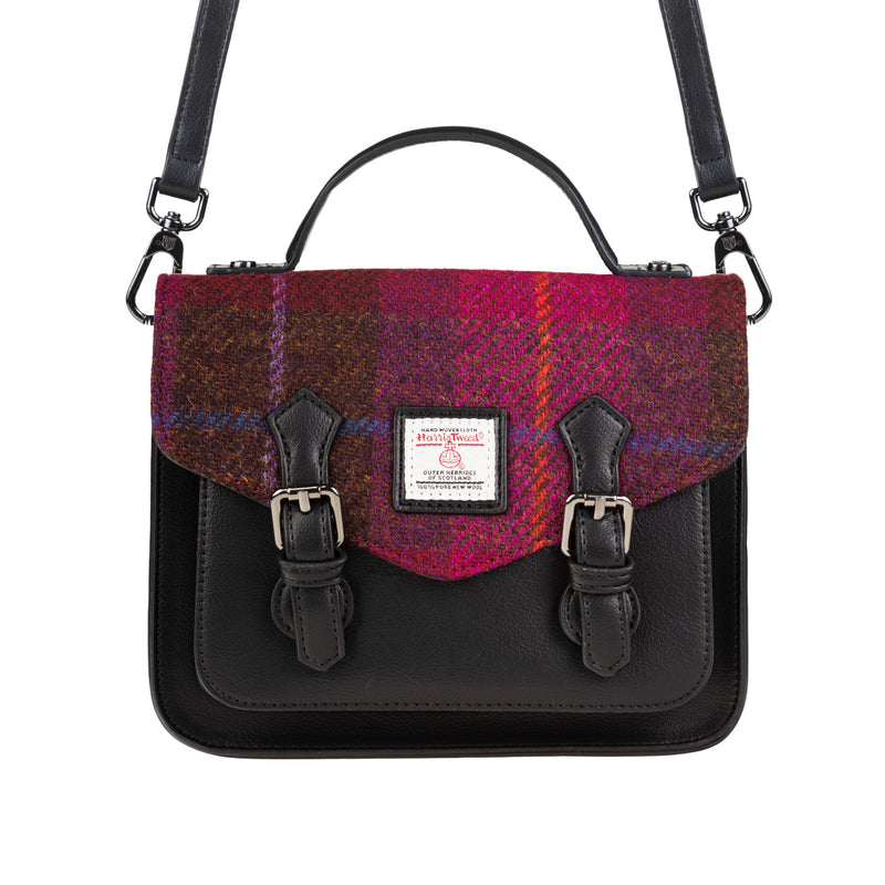 Calton Satchel Fuchsia Tartan