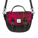 Cobble Satchel Fuchsia Tartan