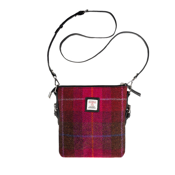 Ht Leather Crossbody Bag Cerise Check / Black