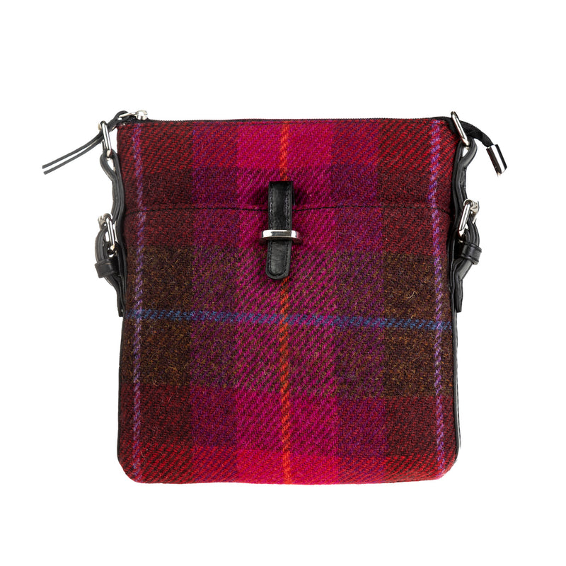 Ht Leather Crossbody Bag Cerise Check / Black