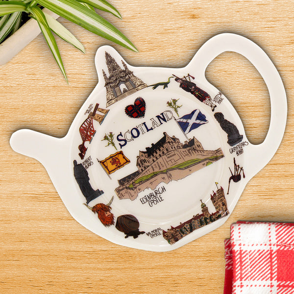 Scottish Sketch Teabag Tidy