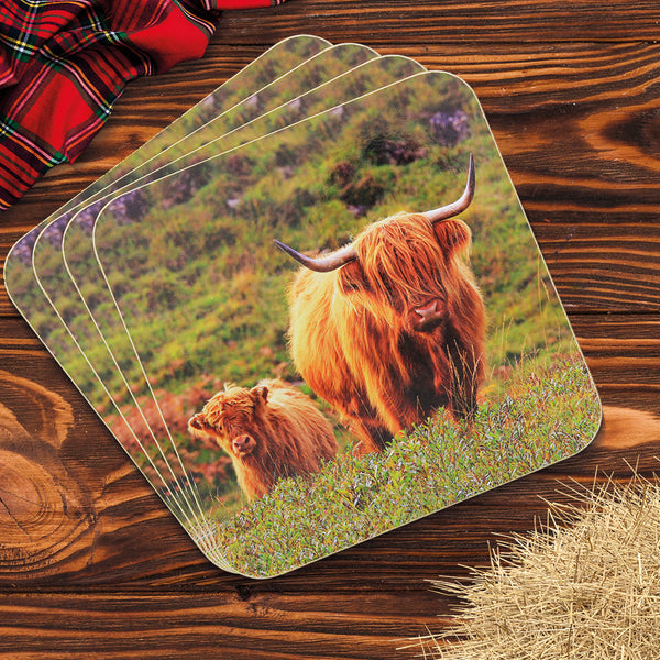 Cow & Calf Coasters S4