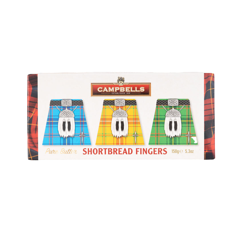 Colourful Kilts Gift Carton Shortbread