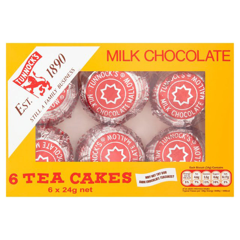 Tunnocks Mik Tea Cake 6Pk