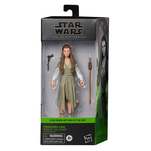 Sw Blk Srs Actn Fig Princess Leia (Ewok)