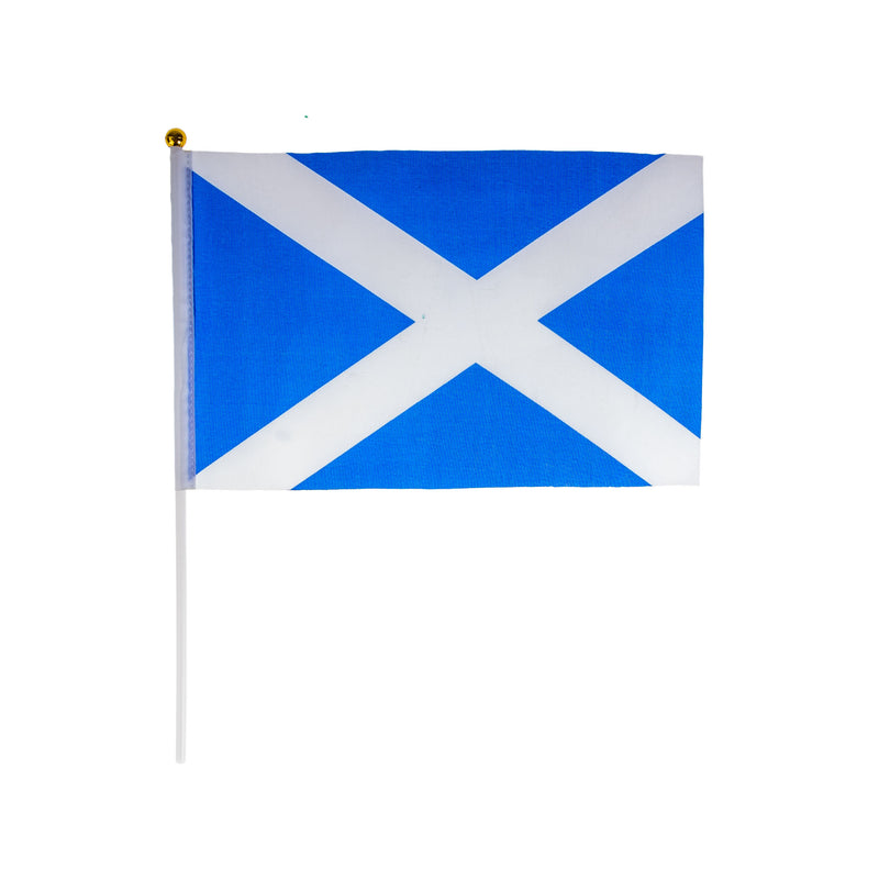 5Pack Saltire 9X6 Inch Handwaving Flag