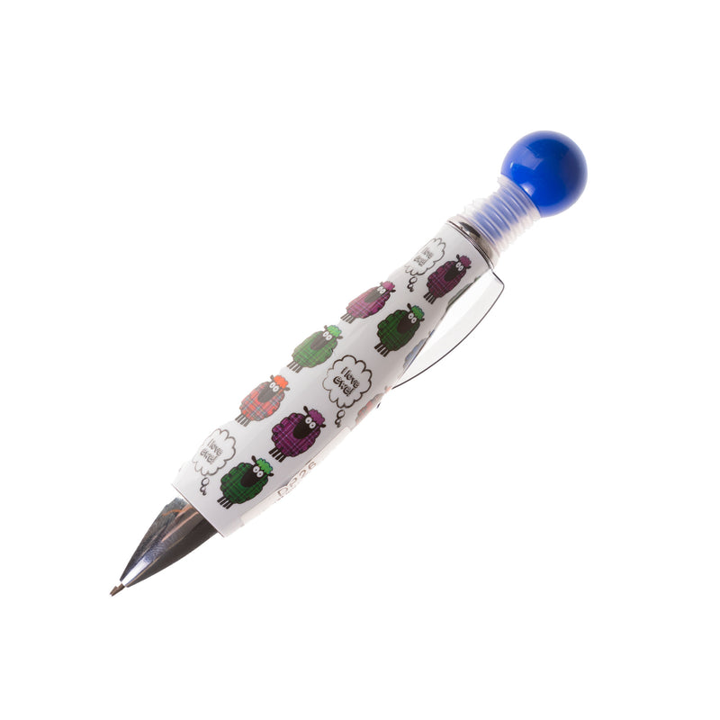 Tartan Sheep Bubble Pen - Multi Sheep