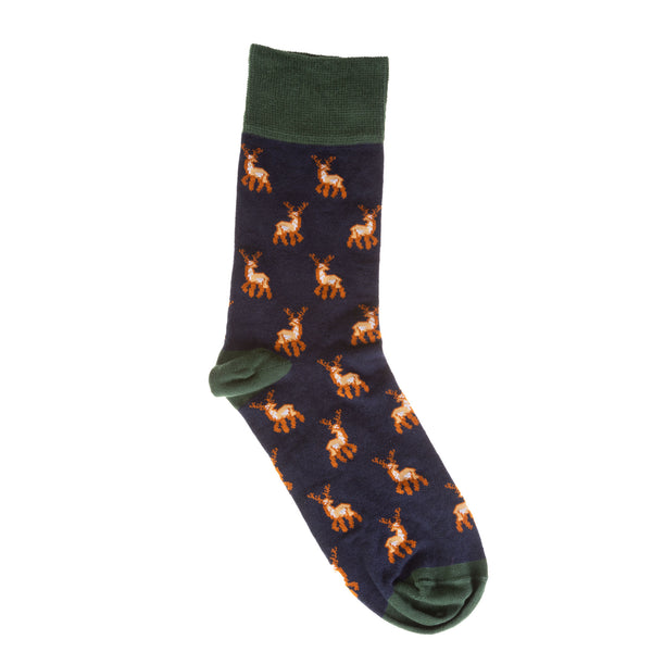 Heritage 3Pk Socks - Ph/Salmon/Stag