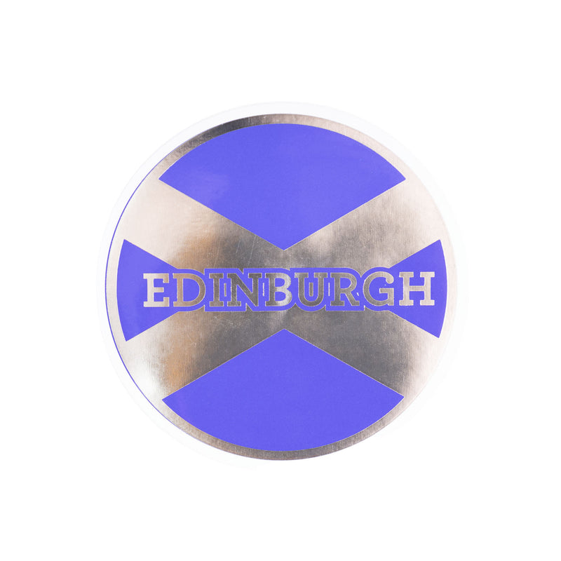 Big City Edinburgh Silver Foil Sticker