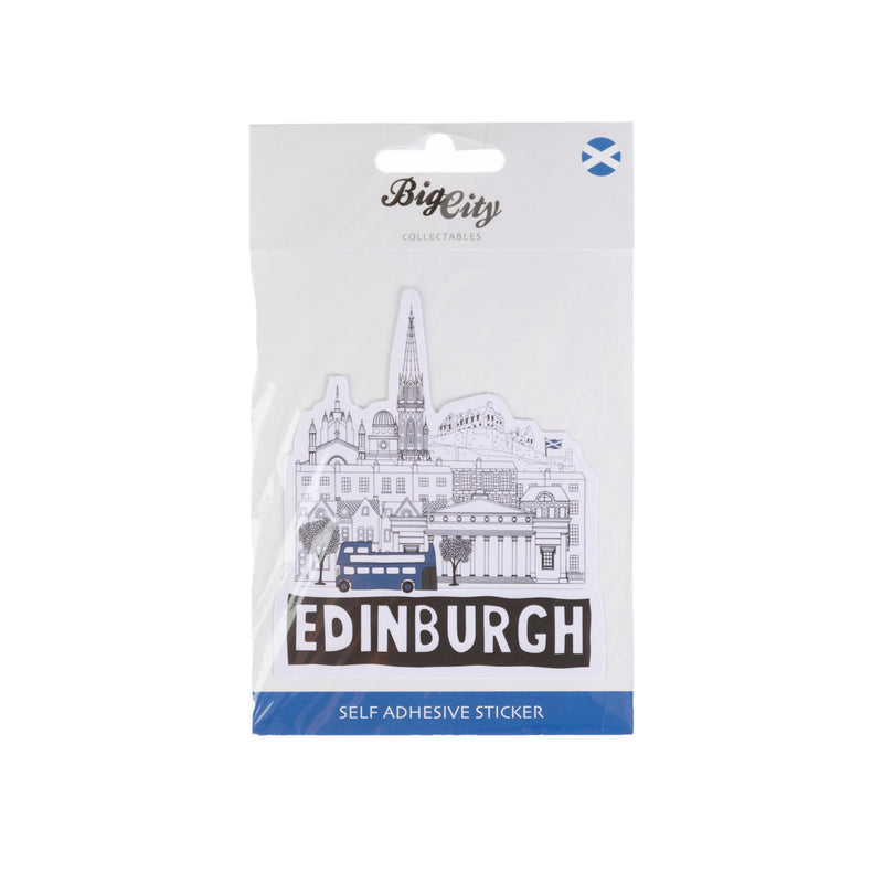 Big City Edinburgh Skyline Sticker