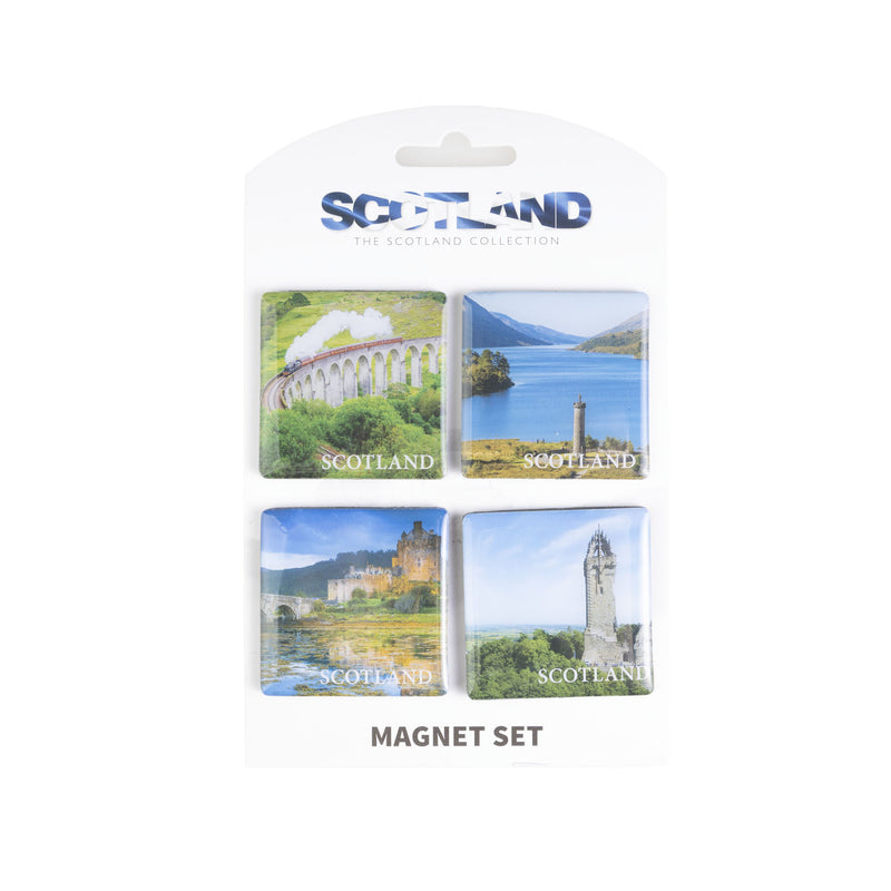 Scottish Scenes 4Pk Magnet Set