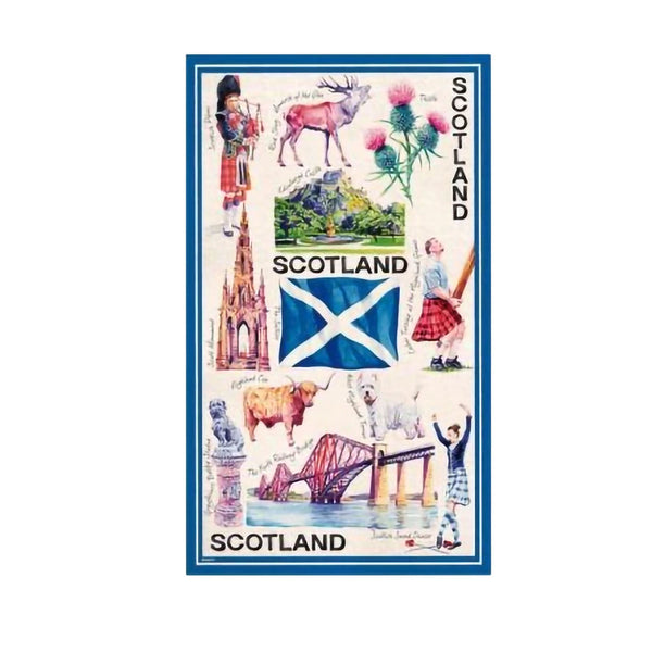 Iconic Scotland Tea Towel