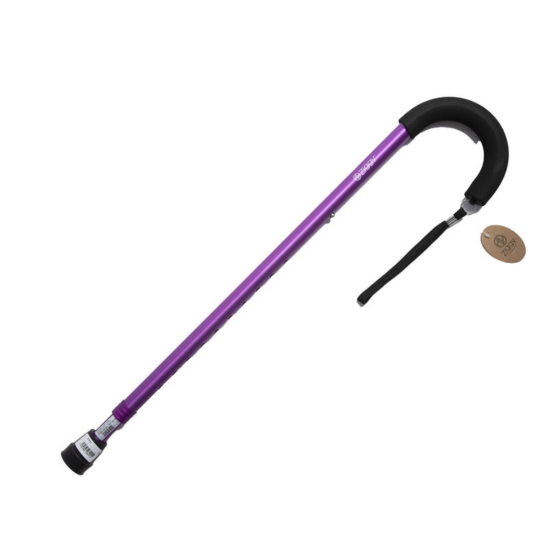 Crook Handle Adj Stick, Purple