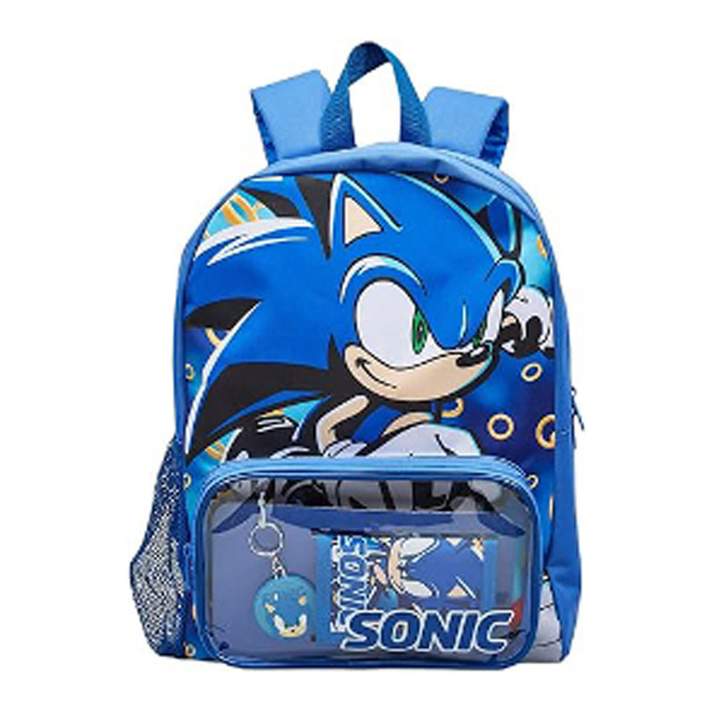 Sonic Backpack, Wallet & Keyring Set