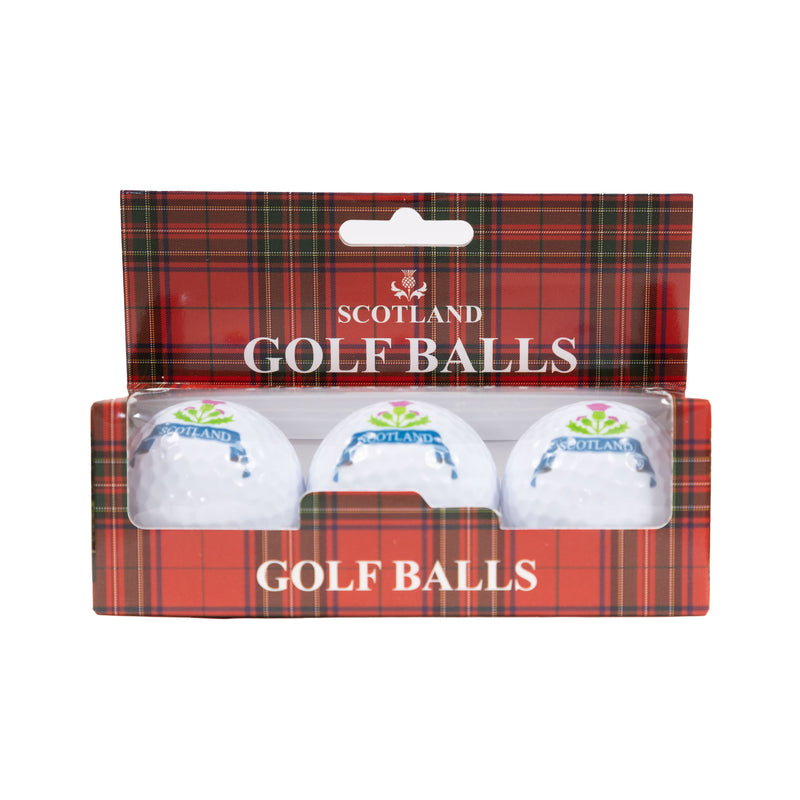 Golf Ball 3Pk Scotland Thistle